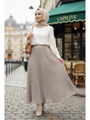 Pileli Bej Etek 92161bej