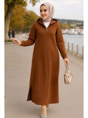 Kapüşonlu Taba Kap 72231tb