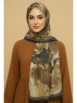 Siyah Sıyah Soft Mist Serisi Pamuk Şal