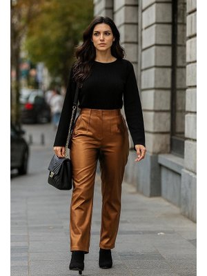 Deri Taba Pantolon 10195tb