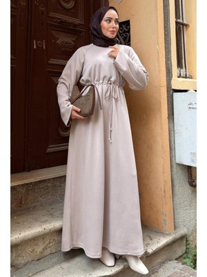 Bej Oyşo Elbise