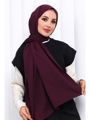 Mürdüm Pamuklu Caz Şal