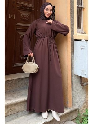 Kahverengi Oyşo Elbise