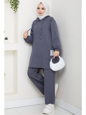 Antrasit Arma Detay Oysho İkili Takım