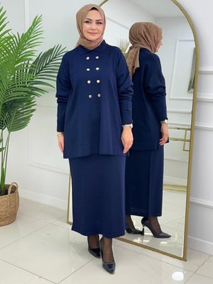 Lacivert Etek Takım