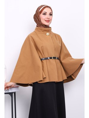 Camel Kemerli Kaşe Panço