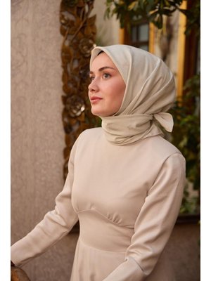 Monogram Pamuk İpek Eşarp