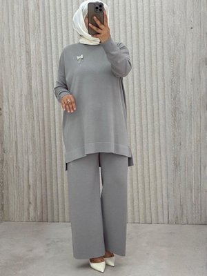 Gri Pantolon Takım