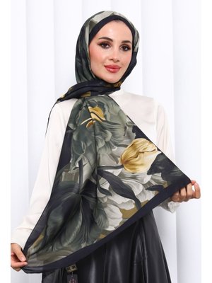 Hardal Desenli Soft Dijital Şal