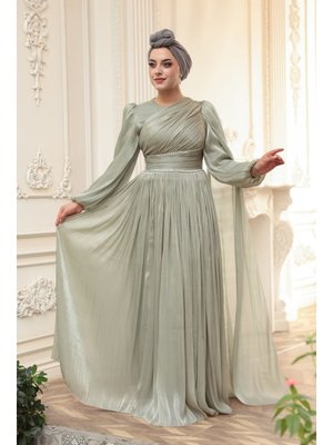 Pelerin Detaylı Mint 53021mınt