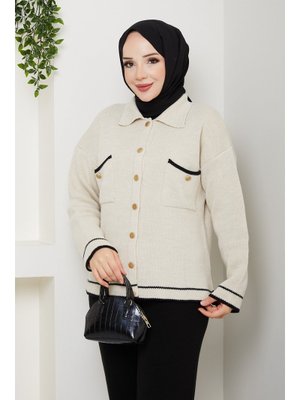 Gold Düğmeli Spor Ceket Hırka