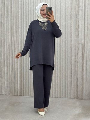 Antrasit Pantolon Takım