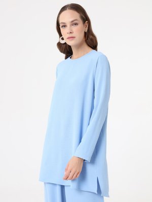 Mavi Aerobin Basic Tunik & Pantolon İkili Takım