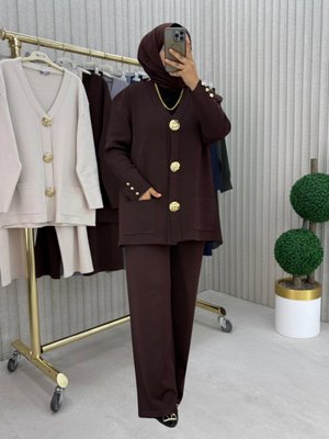 Kahverengi Kahve Pantolon Takım