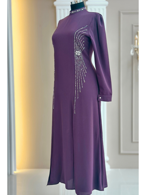 Duru Abiye Elbise Violet