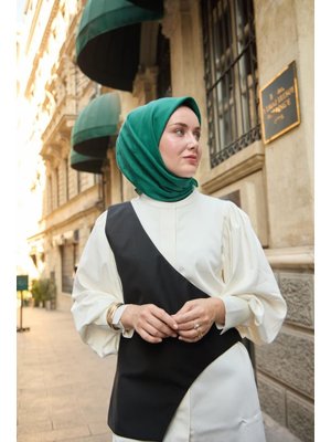 Monogram Pamuk İpek Eşarp