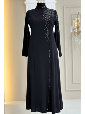 Siyah Elisa Abiye Elbise