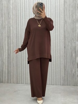 Kahverengi Kahve Pantolon Takım