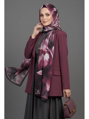 Murdum Mürdüm Mystic Flora Serisi Pamuk Şal