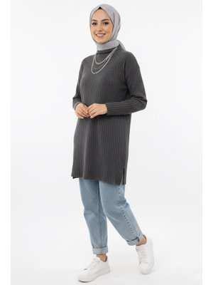 Fume Füme İnterlok Yırtmaçlı Tunik