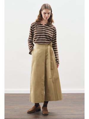 Etek Görünümlü Pantolon Kamel