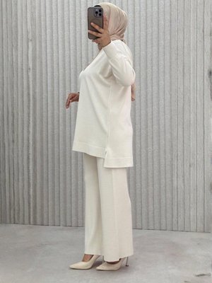 Taş Rengi Pantolon Takım