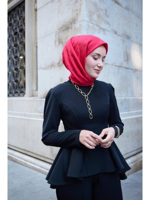 Monogram Pamuk İpek Eşarp