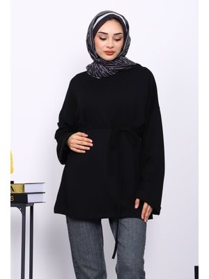 Siyah Duble Kol Modal Tunik