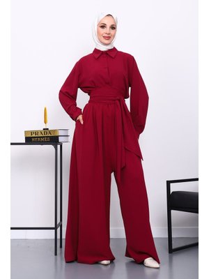 Bordo Bel Lastikli Tulum