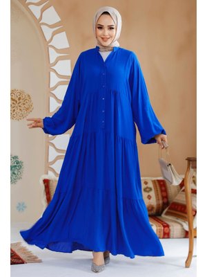 Kat Piliseli Sax Mavisi Elbise 20612sx