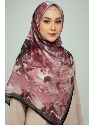 Bordo Soft Mist Serisi Pamuk Şal