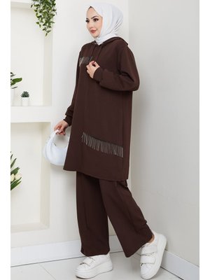 Kahve Zincir Detay Oysho İkili Takım