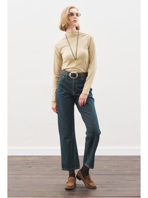 Gri Mavi Straıght Ankle Jean Pantolon