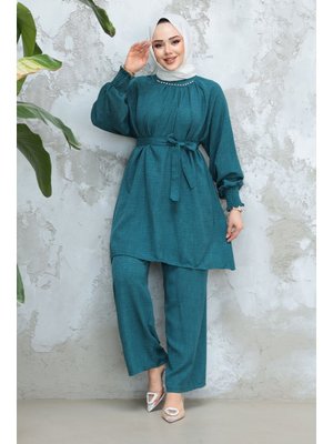 Kemerli Petrol Mavisi İkili Takım 44691pm