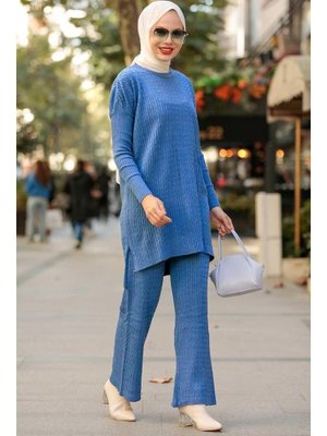 Sax Mavisi Triko İkili Takım 33450sx