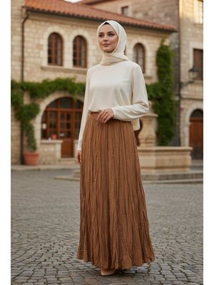 Buruşuk Bisküvi Etek 9217bs