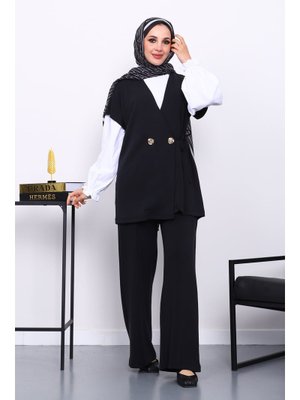 Siyah Yelek Pantolonlu Cupra Modal Takım