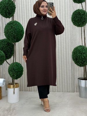 Kahverengi Kahve Tunik