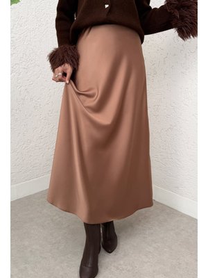 Camel A Kesim Saten Etek