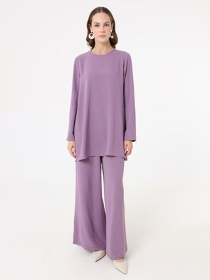 Mor Aerobin Basic Tunik & Pantolon İkili Takım