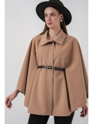 Camel Kemerli Kaşe Panço