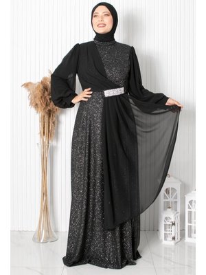 Siyah Şehrazat Abiye