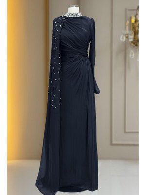 Siyah Helen Abiye Elbise