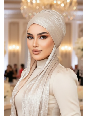 Rose Gold Kelebek Bone Şal