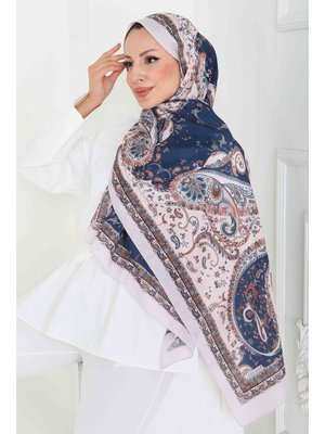 Krem Ethnic Grace Serisi Pamuk Şal