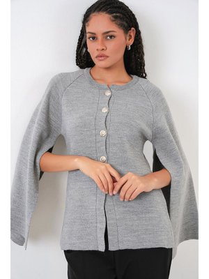 Gri Triko Panço Hırka