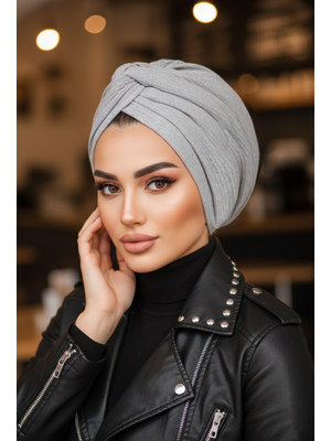 Gri Ekru Kışlık Burgu Bone