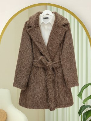 Vizon Beli Kuşaklı Cepli Sakallı Kap