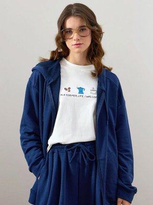 İplik Basic Hırka Koyu İndigo