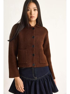 Acı Kahve Cepli Hırka